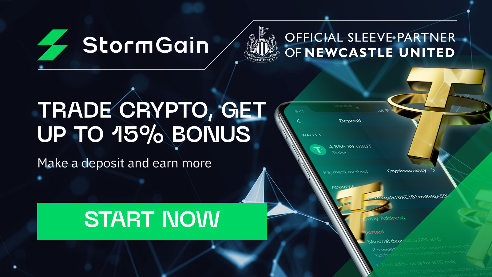 Receive Up to 15% Bonus – StormGain